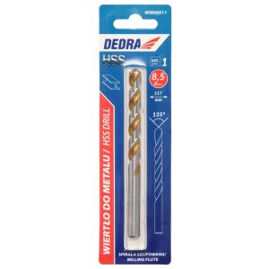 Urbis metalam, 1 gab., HSS, DIN338, 8,5x117mm (WM08511)