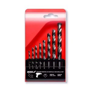 6 urbju komplekts metalam; HSS; terauds 4341; 135°; 3*61, 4*75,4.5*80, 5*86, 6*93, 7*109,8*117,10*133 mm (WMS08)