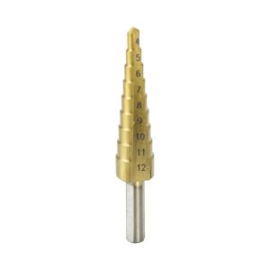 Pakapjveida konusa urbis 4-12mm, HSS, TiN (WMST0412)
