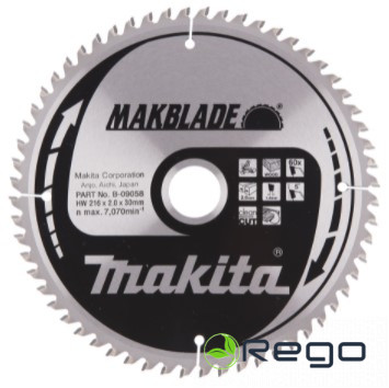 B-09058.jpg Makita Zāģripa MAKBLADE 216x2x30mm 5° T60 (B-09058)