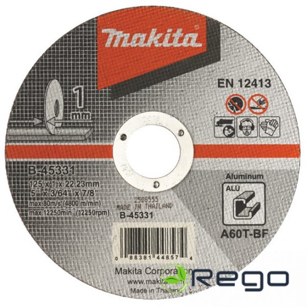B-45331.jpg Makita Griezripa 125x1mm A60T-BF, ALUMINIUM, B-45331