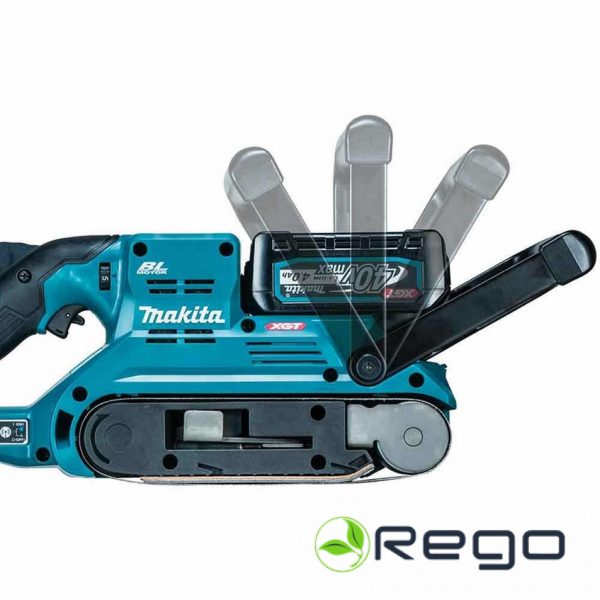 BS001GZ-1.jpg Makita BS001GZ Lentas slīpmašīna 76 x 533 mm. XGT, 40V, tikai korpuss
