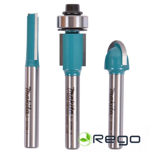 Makita frēžu kts. 3gab. 6mm, D-30209