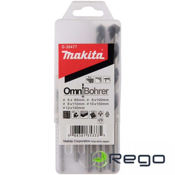 Makita Universālais urbis 5x85,6x100,8x110,10x150,12x150 OMNI BOHRER D-30477