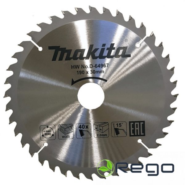 Makita Zāģripa 190x30x40T (D-64967)