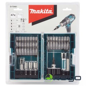 Makita Skrūvjgrieža uzgaļu un zeņķu komplekts 47 urbju (D-73461)