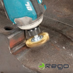 Makita Diskveida metāla sukas (ar misiņa pārklājumu) 63mm, 1/4
