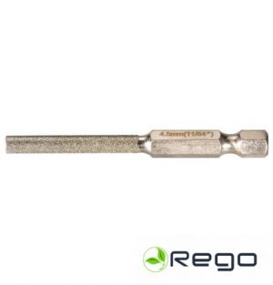 Makita 4.5mm zāģu ķēžu dimanta vīle urbjmašīnām ar 1/4"stiprinājumu D-73754
