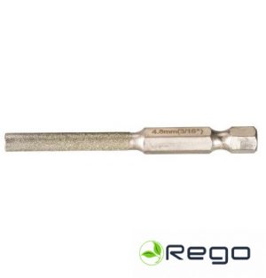 Makita 4.8mm zāģu ķēžu dimanta vīle urbjmašīnām ar 1/4"stiprinājumu D-73760
