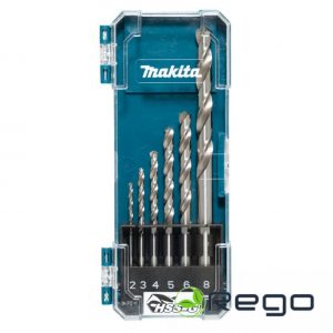 Makita HSS-G Metāla urbju komplekts 6gab 2,3,4,5,6,8mm (D-75742)