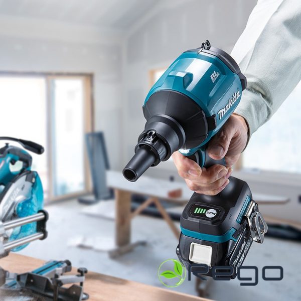 DAS180Z-2.jpg Makita DAS180Z Akumulatora gaisa pūtējs 18V, 0-200m/sec LXT