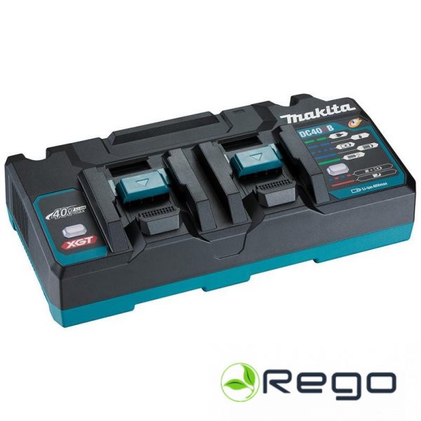 DC40RB.jpg Makita DC40RB Divu portu lādētājs XGT (191N09-8)