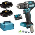 Makita DDF487RAJ Akumulatora urbjmašīna 18V, 2x2Ah, BL