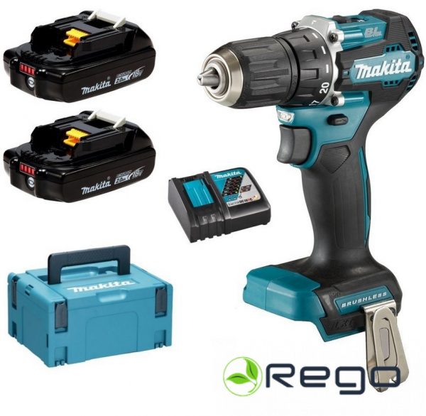 DDF487RAJ.jpg Makita DDF487RAJ Akumulatora urbjmašīna 18V, 2x2Ah, BL