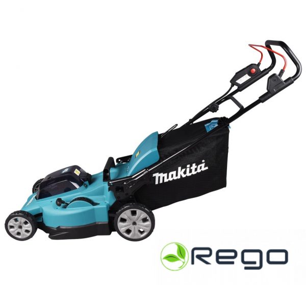DLM480CT2-1.jpg Makita DLM480CT2 Akumulatora zāles pļāvējs 48CM, 18V 2x5,0Ah