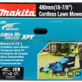 Makita DLM480CT2 Akumulatora zāles pļāvējs 48CM, 18V 2x5,0Ah