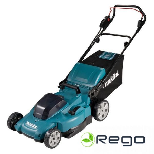 DLM538PG2.jpg Makita DLM538PG2 Akumulatora mauriņa pļaujmašīna, 53 cm, 70 L