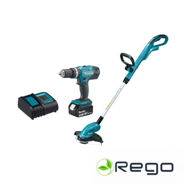 DLX2114S.jpg Makita DLX2114S Instrumentu k-ts 18V (DHP453+ DUR181) 1x3,0 Ah