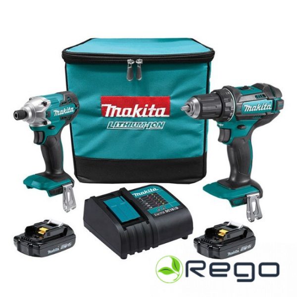 DLX2339SY.jpg Makita DLX2339SY Instrumentu komplekts 18V (2x1.5Ah)