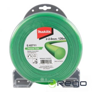 Makita trimmeraukla 2.0mm/126m apaļa (E-02711)