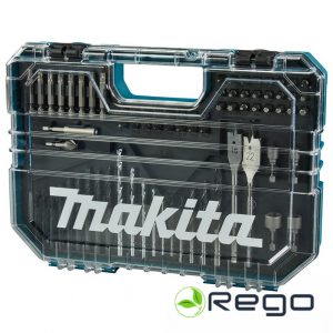 Makita Urbju un uzgaļu komplekts 75gab. (E-15126)