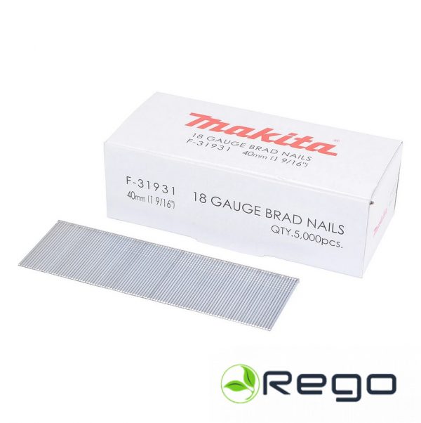 Makita Tapiņnaglas 1,2x40mm, 18ga, 5000 gab Dykert (F-31931)
