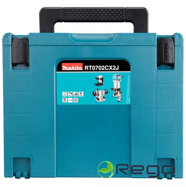 RT0702CX2J-1.jpg Makita RT0702CX2J Virsfrēze/trimmeris 6 / 8 mm 710W