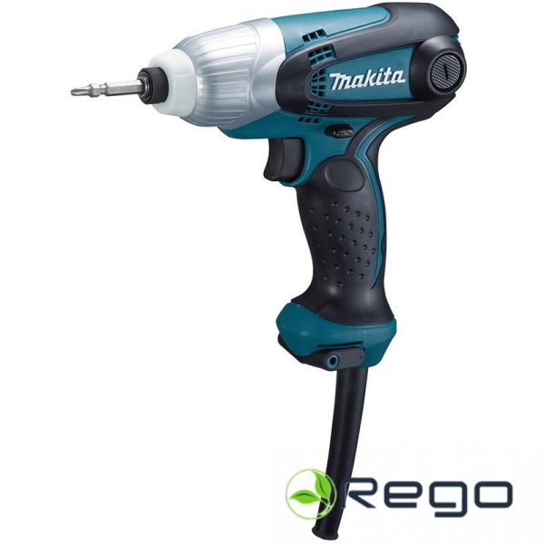 Makita TD0101F Triecienskrūvgriezis 230W, 1/4", 0-3200 min-1, 100Nm
