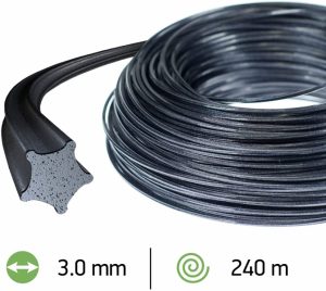 Trimmera aukla 3.0mm /240m Nylium Starline