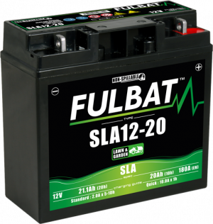 Akumulators zāliena traktoriem Fulbat SLA12-20, 12V, 21.1 Ah, 180A