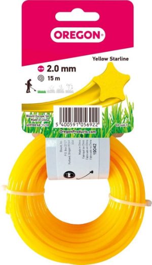 Trimmera aukla 2.0mm /15m dzeltena Starline