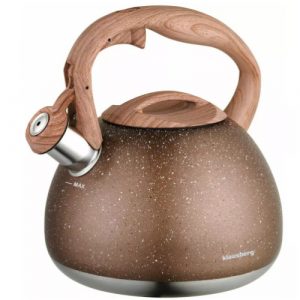 Tradicionālā tējkanna 2,8l, brūna marmora Klausberg KB 7510