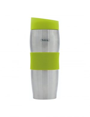 Termokrūze, 0.380L, dubultsienu, nerūsējošā tērauda, zaļa, Rosberg R52011C