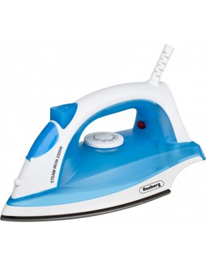 Tvaika gludeklis Rosberg R51050AT, 2200W, 0.150 l, teflona pārklājums, zils