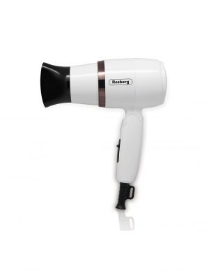 Matu fēns Rosberg R51100J, 1600W, balts, salokāms rokturis