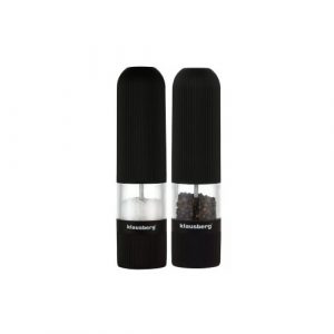 2 elektrisko garšvielu dzirnaviņu komplekts, melnas, 60 ml, Klausberg, KB 7574