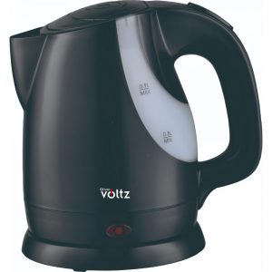 Oliver Voltz 5OV51230FB elektriskā tējkanna, 1300W, 0.9L, bezvadu, melnā krāsā