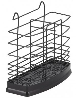 Rosberg 55R53003BB galda piederumu turētājs, melns, 16,6 × 15,8 × 6,5 cm