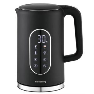 Elektriskā tējkanna Klausberg KB 7891 ar LED paneli, tilpums 1.7L 2200W