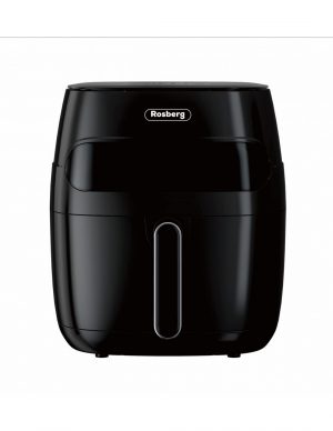 Gaisa friteris Rosberg 55R51980CA, 1350W, 5,2 l, LED displejs, Taimeris, līdz 200°C, Melns