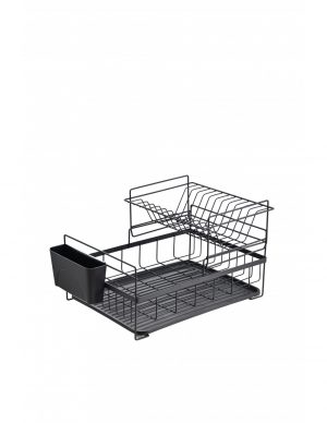Rosberg 5R53000PBL, Trauku žāvētājs, 2 līmeņi, 45x32,5x27,3 cm, Melns