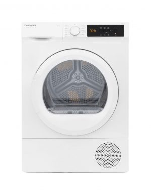 Daewoo DDR VH8A/E žāvētājs, siltumsūknis, 8 kg, nerūsējošā tērauda tvertne, stikla durvis, E klase,