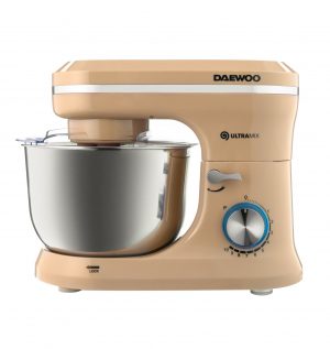 Daewoo DHM 150R planetārais mikseris, 1600 W, 10 ātrumi, bļodas tilpums 4,5 L, putotājs, mīklas āķis