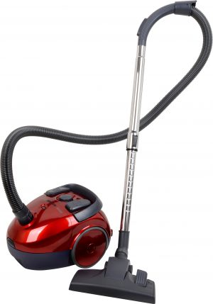 Putekļu sūcējs maisiņu, regulējamo jauda, metāliska caurule BROCK BVC 5002 RD, 1,5l, 850 W