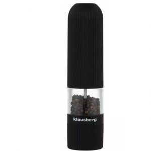 Elektriskās garšvielu dzirnaviņas, melnas, 60ml, Klausberg KB 7434