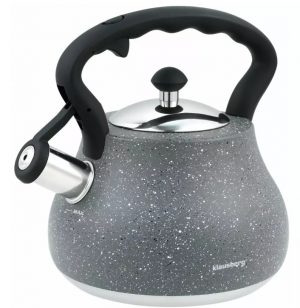 Tradicionālā tējkanna 2,7l pelēka marmora Klausberg KB 7447