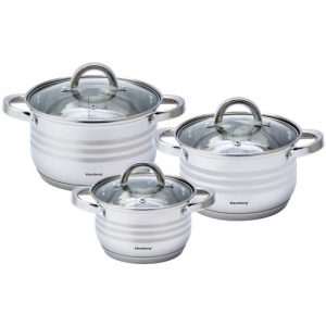 Katlu komplekts, 3 priekšmeti, Ø16/18/20cm Klausberg, KB 7693