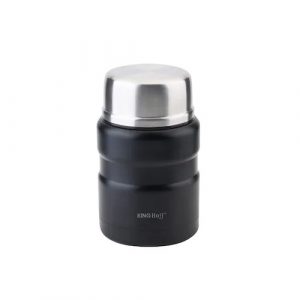 Pārtikas termoss, tērauds, 0,75L, melns Kinghoff, KH 1460
