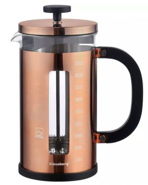 Kafijas/tējas prese, vara krāsā, 1L, Klausberg, KB 7740