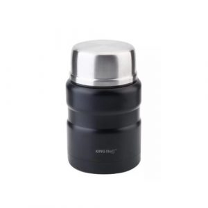 Pārtikas termoss, tērauds, 0,5l, melns KINGHoff KH 1459